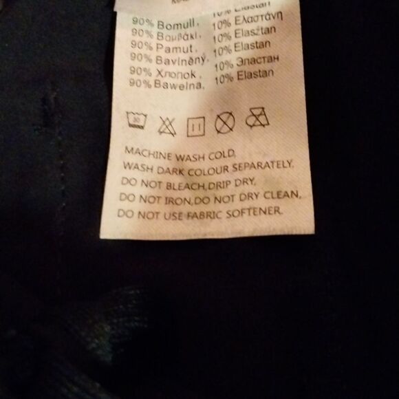 Spowind Navy Blue Women's Cotton Elastic Shorts With Pockets NWT Size S - Picture 8 of 9